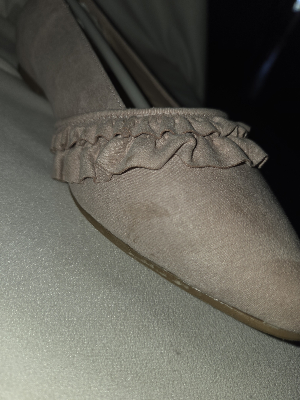 Restricted Junia Flats With Ruffles In Color Blush Size 9 - Picture 7 of 9